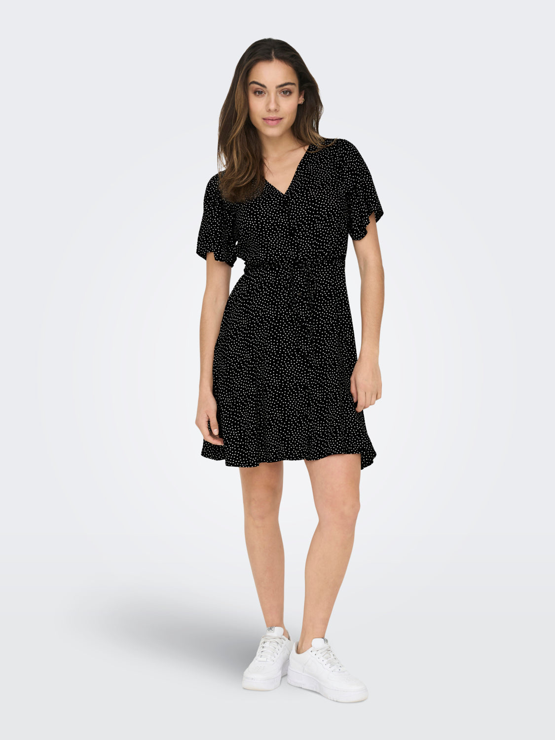 ONLEVIDA S/S Short Dress - Sort